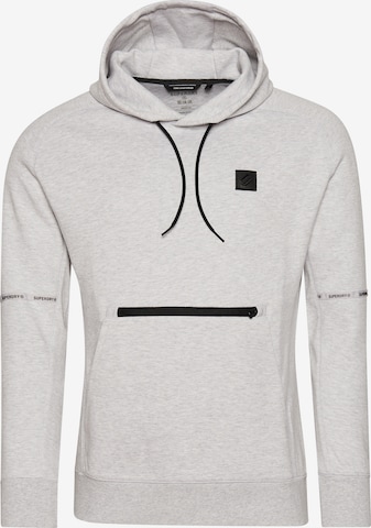 Sweat-shirt Superdry en gris : devant