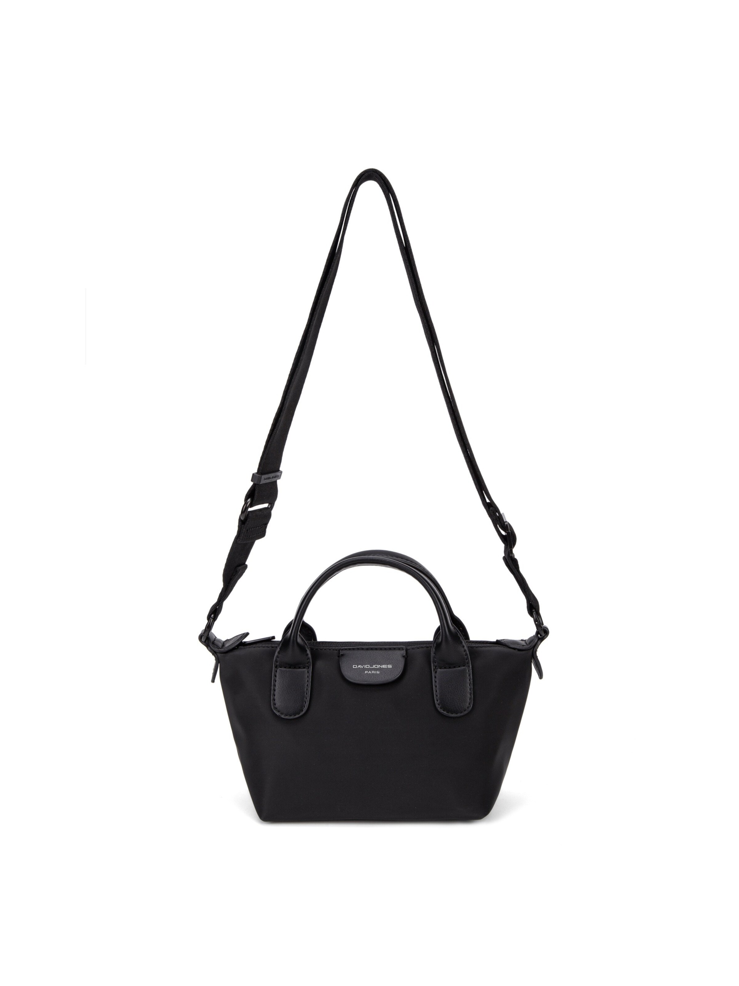 Borsa a mano 'Mini Borsa a Mano David Jones Doppi Manici Zip' di David Jones in nero