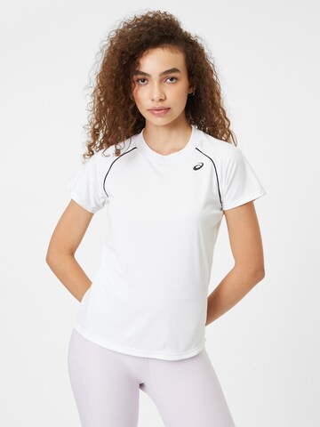 ASICS Performance Shirt 'Court' in White: front