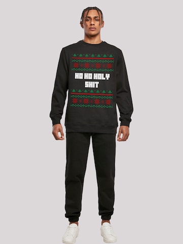F4NT4STIC Sweatshirt 'Ho Ho Holy' in Black