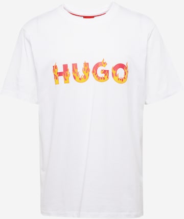 HUGO Red - Camisa 'Danda' em branco: frente