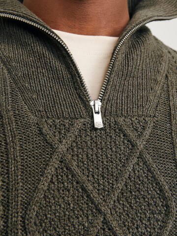 JACK & JONES Sweater 'JPRBLUNorth' in Green