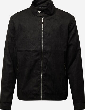 BRAVE SOUL Between-Season Jacket in Black: front