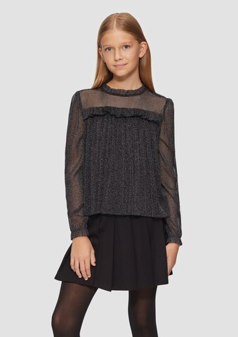 s.Oliver Blouse in Black: front