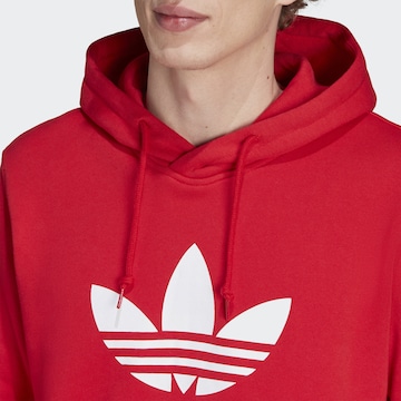 ADIDAS ORIGINALS Sweatshirt 'Adicolor Classics Trefoil' in Rot