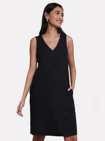 Threadbare Letní šaty 'Peggy' – černá: přední strana