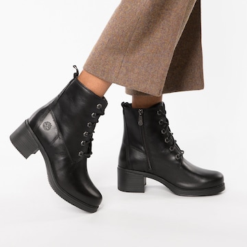 TIMBERLAND - Botines con cordones 'Dalston Vibe' en negro: frente