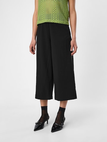 OBJECT Regular Pants 'CECILIE' in Black: front