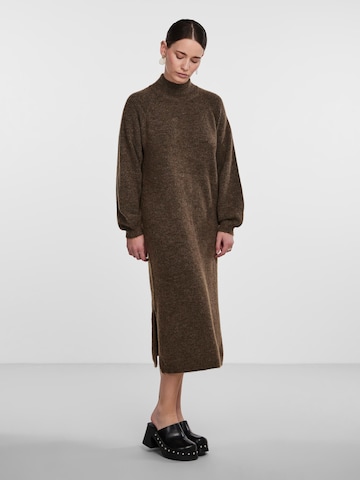 Y.A.S Knit dress 'Balis ' in Brown