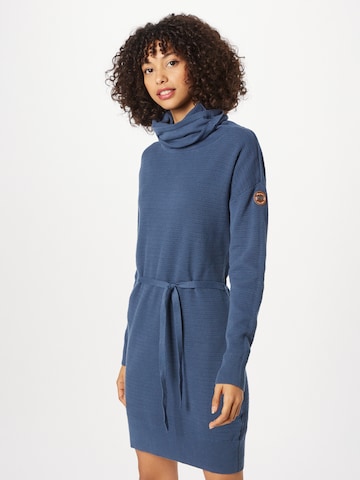 Robes en maille 'BABETT' Ragwear en bleu : devant