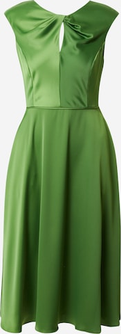 Robe de cocktail Vera Mont en vert : devant