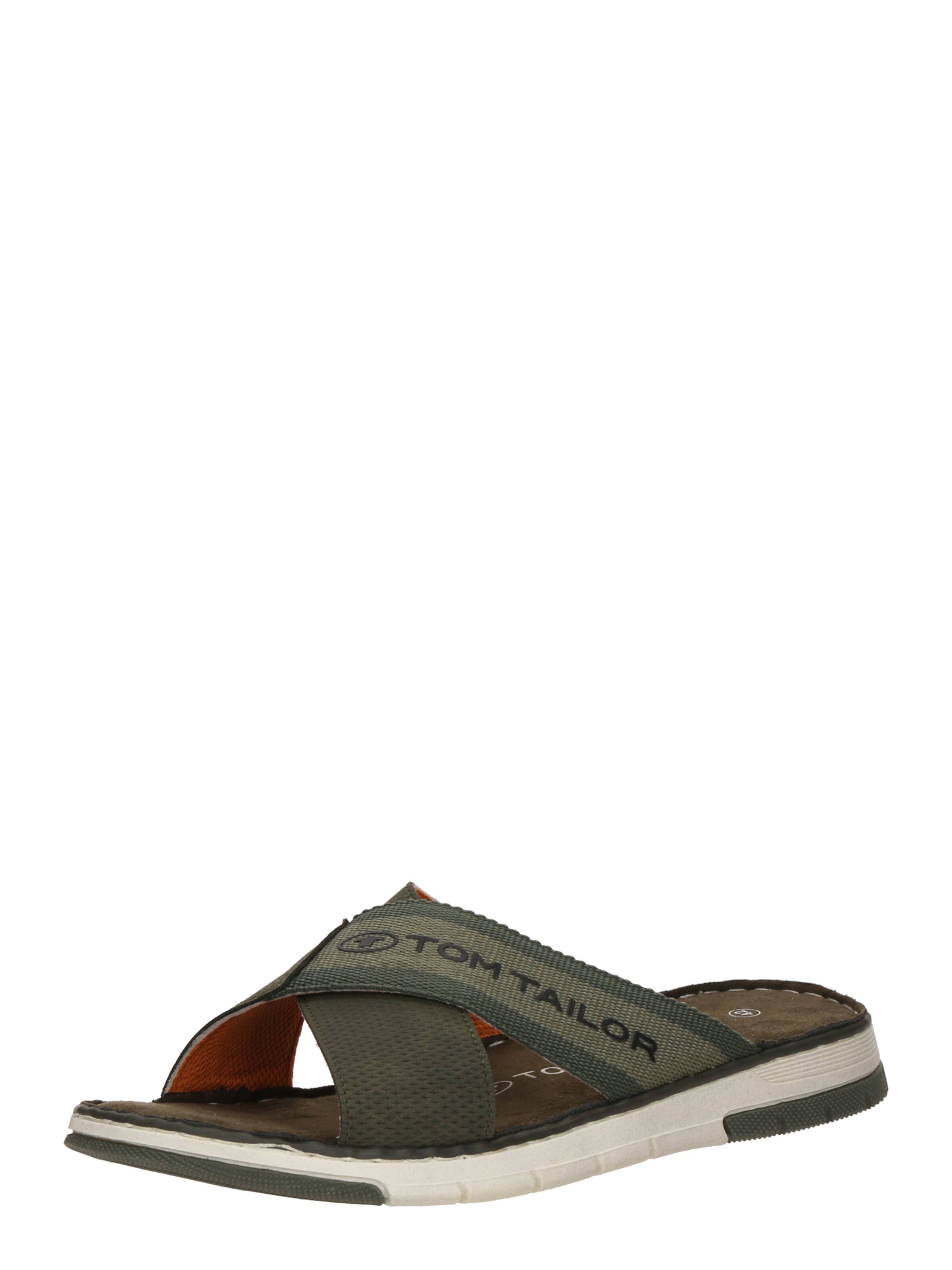 TOM TAILOR Muiltjes in Groen: voorkant