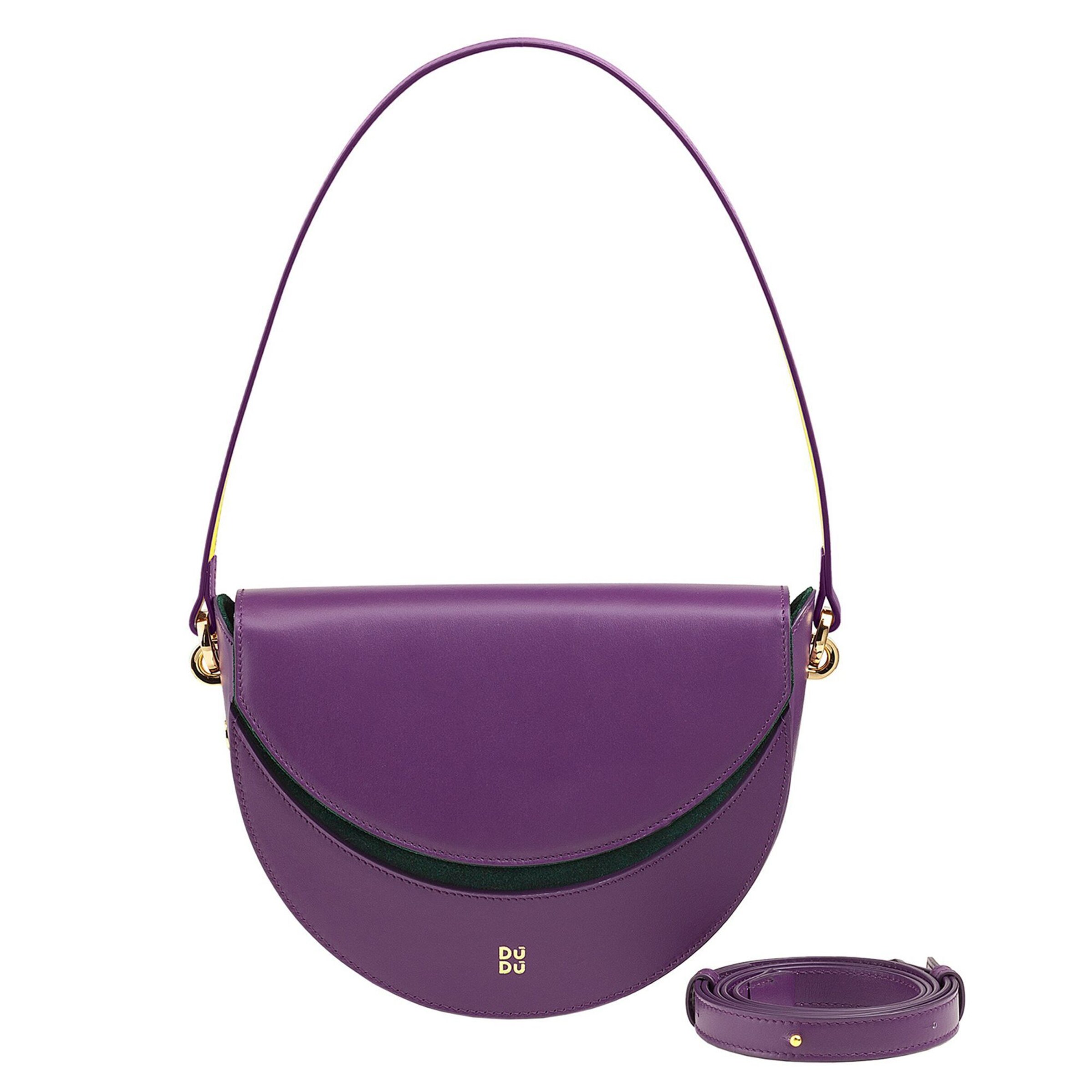 Sac bandoulière DuDu en violet : devant