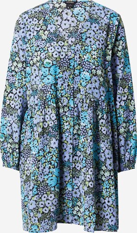 Robe-chemise Monki en bleu : devant