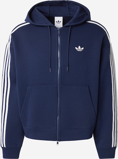 S dydžio Džemperis 'Adicolor Spacer' iš ADIDAS ORIGINALS, spalva – tamsiai mėlyna / balta, Prekių apžvalga