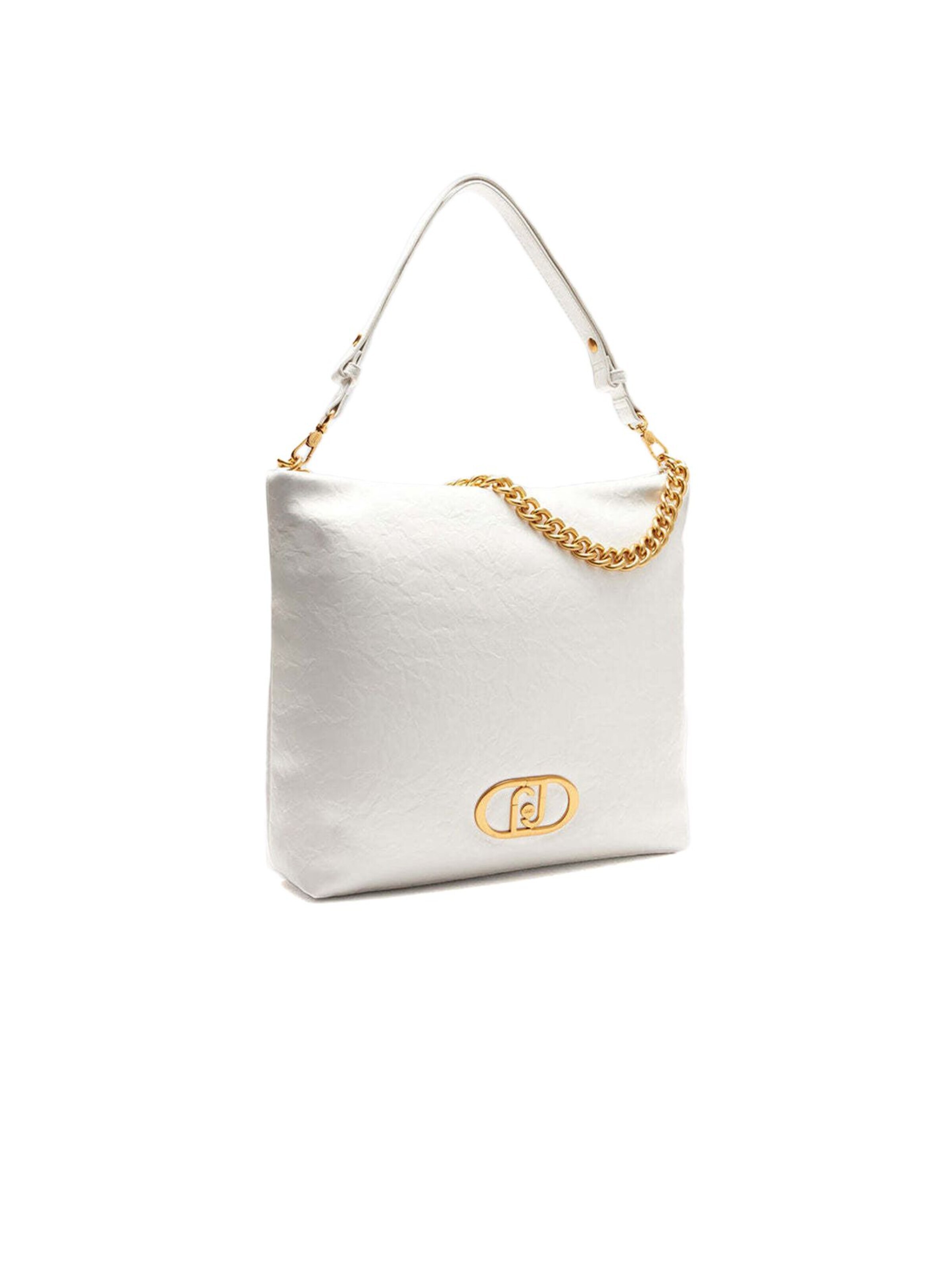 Liu Jo - Bolso de mano 'Ecs M Hobo' en blanco