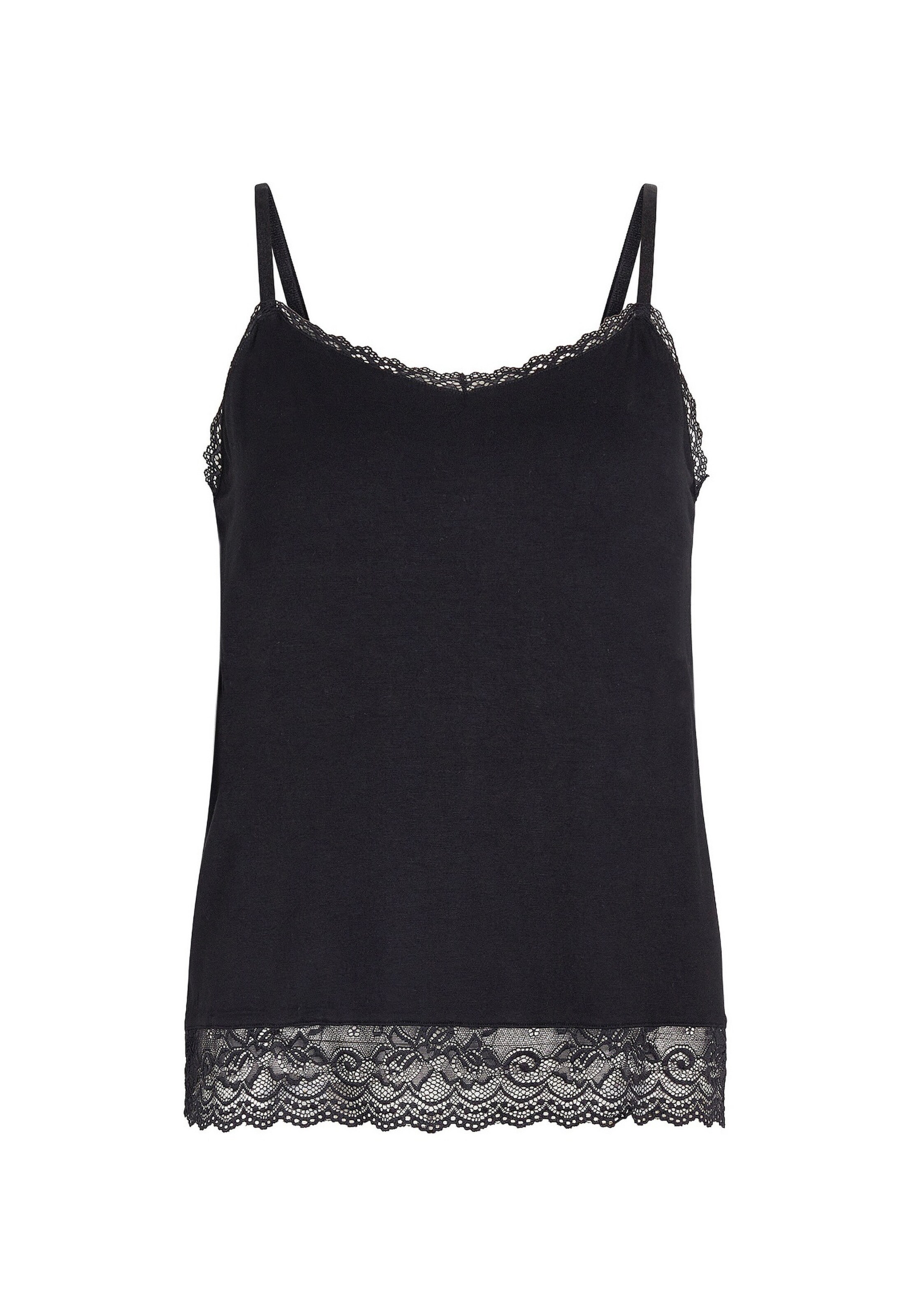 CCDK Copenhagen - Camiseta para dormir 'Kendall' en negro: frente