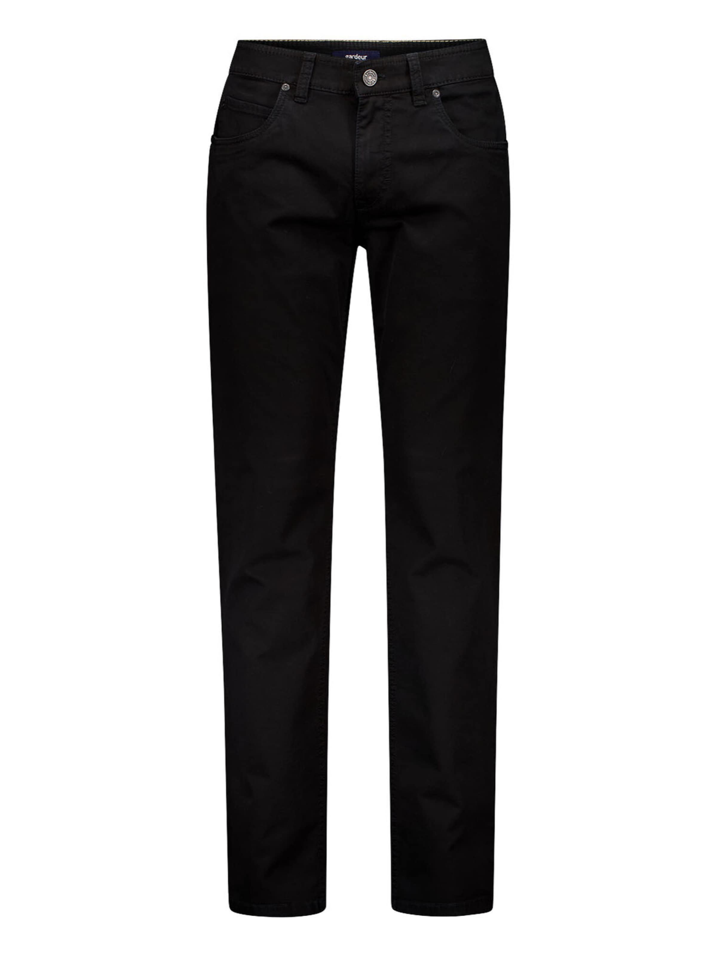 Gardeur Trousers 'Bill' in Black: front