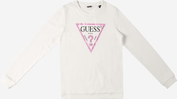 GUESS Sweatshirt in Wit: voorkant