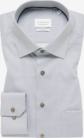ETERNA Zakelijk overhemd in Blauw: voorkant