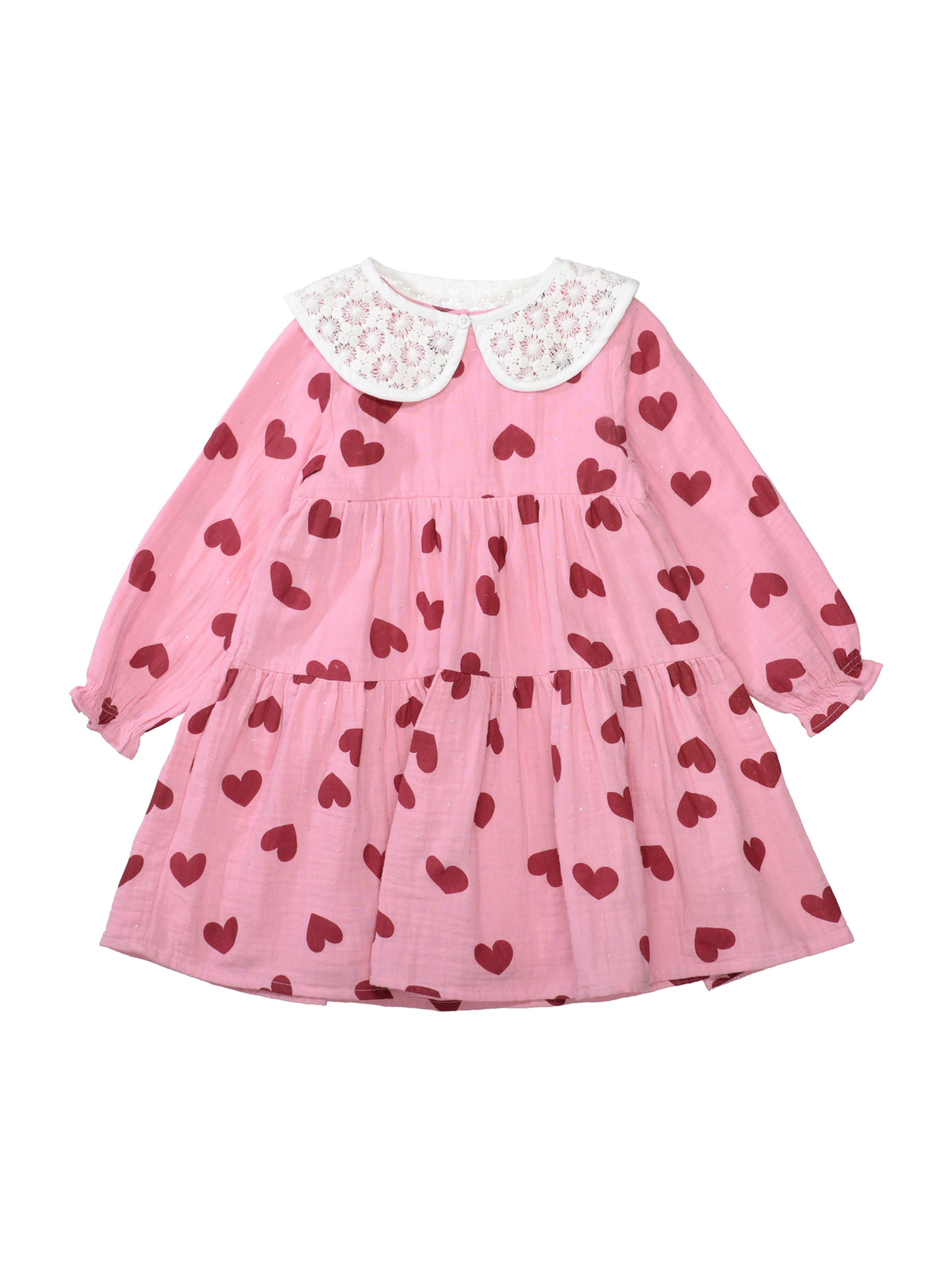 STACCATO Obleka | roza barva: sprednja stran