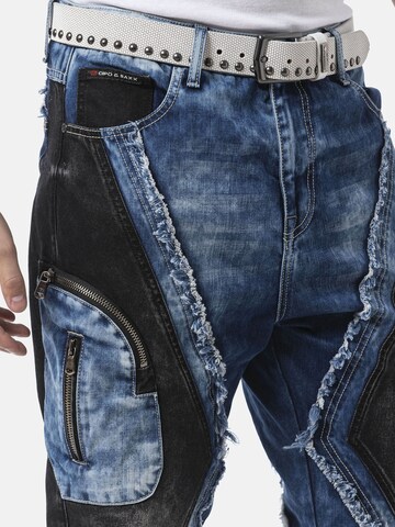 CIPO & BAXX Loosefit Jeans 'CD909' in Blauw