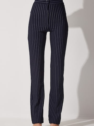 Happiness İstanbul Trousers in Blue: front