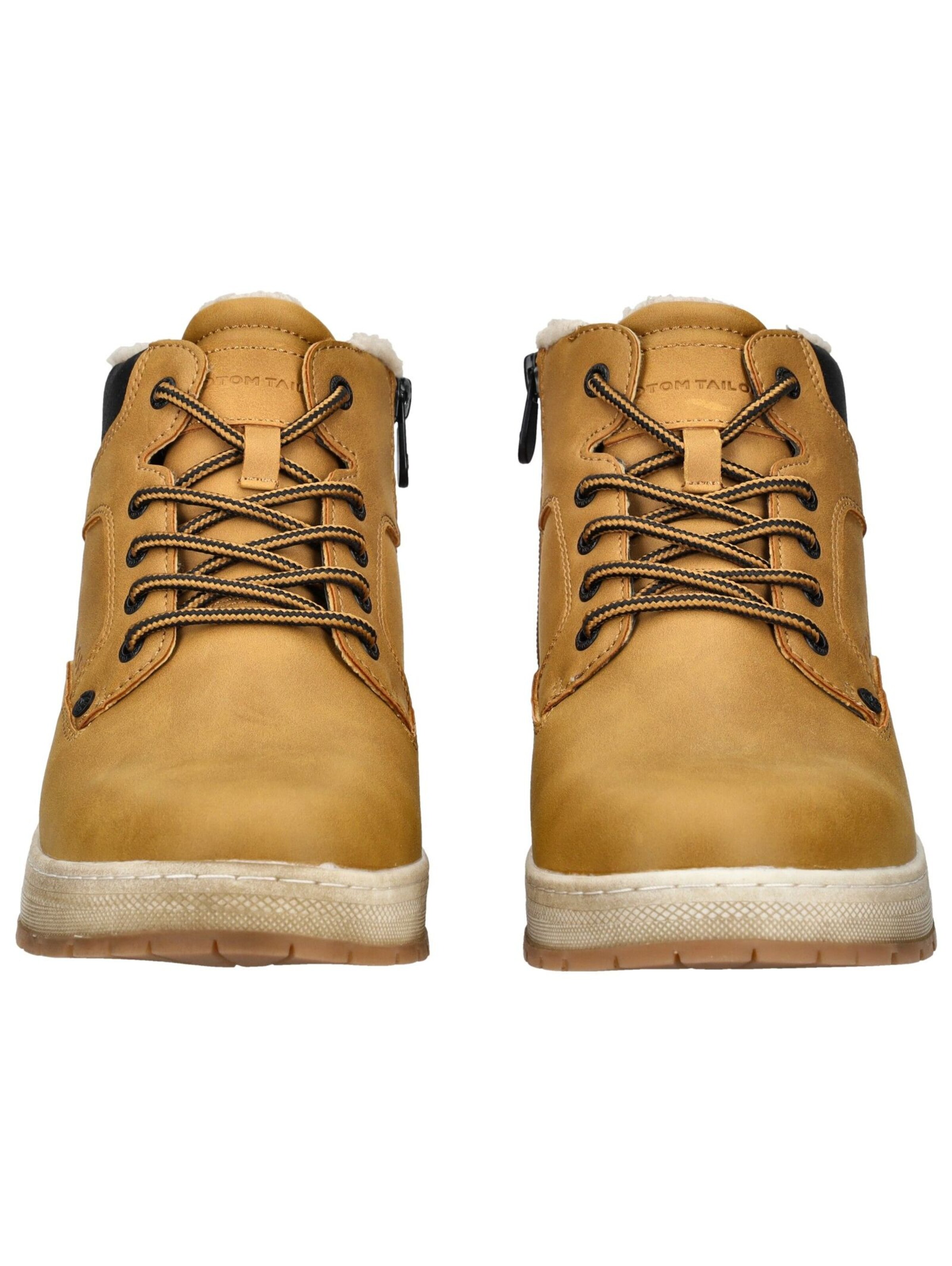 TOM TAILOR Schnürboots in Braun