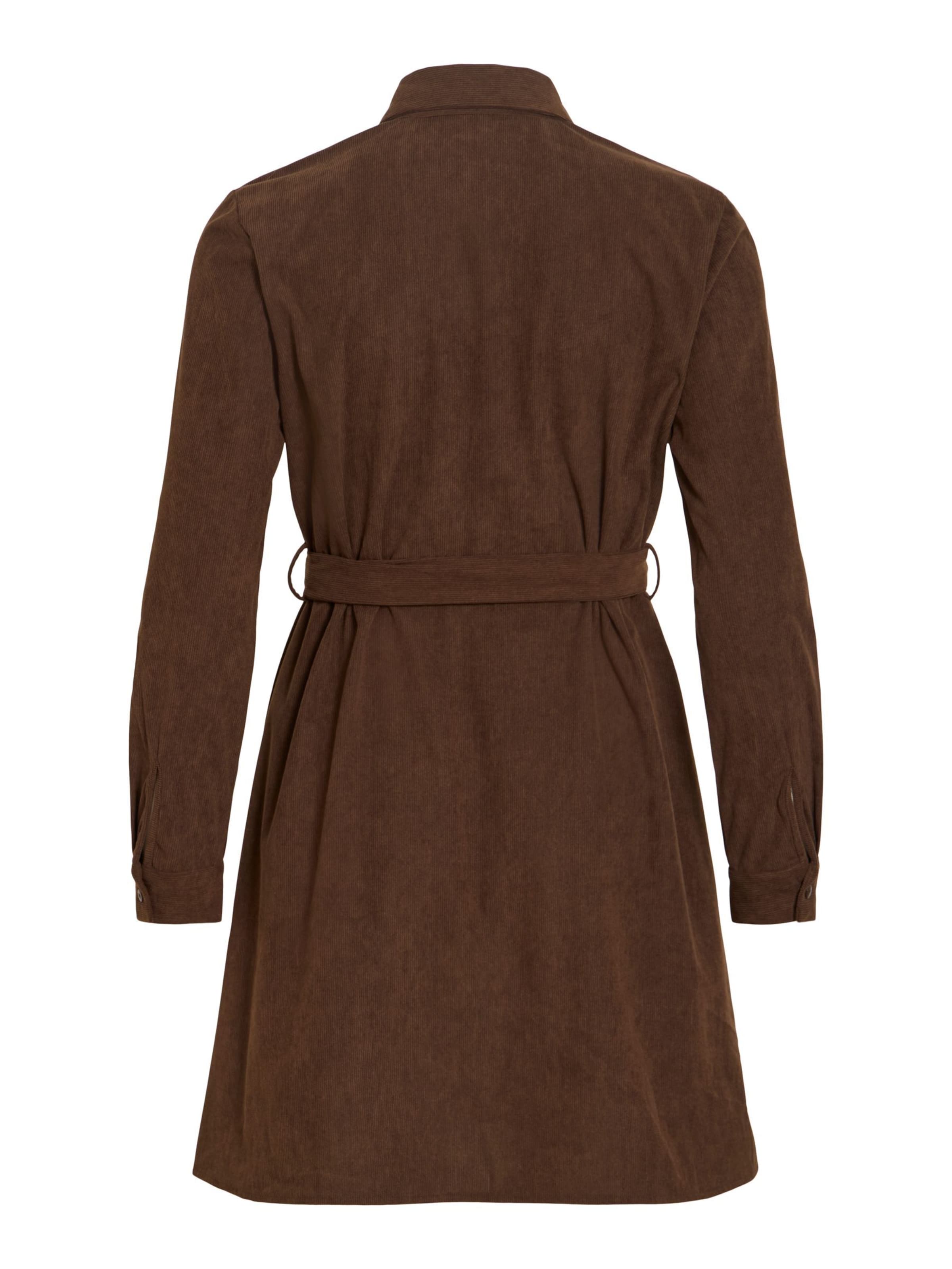 VILA - Vestido camisero 'VIELSA' en marrón