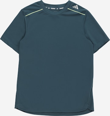 ADIDAS SPORTSWEAR - Camisa funcionais em azul: frente