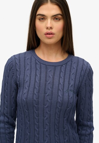 Pull-over 'Essentials' Superdry en bleu