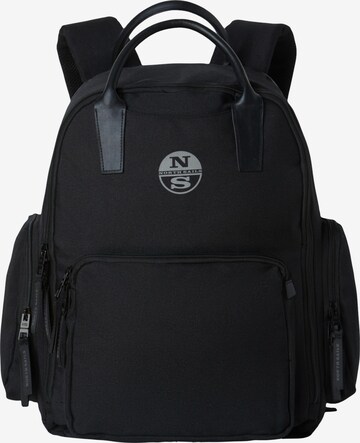 North Sails Backpack in Black: front