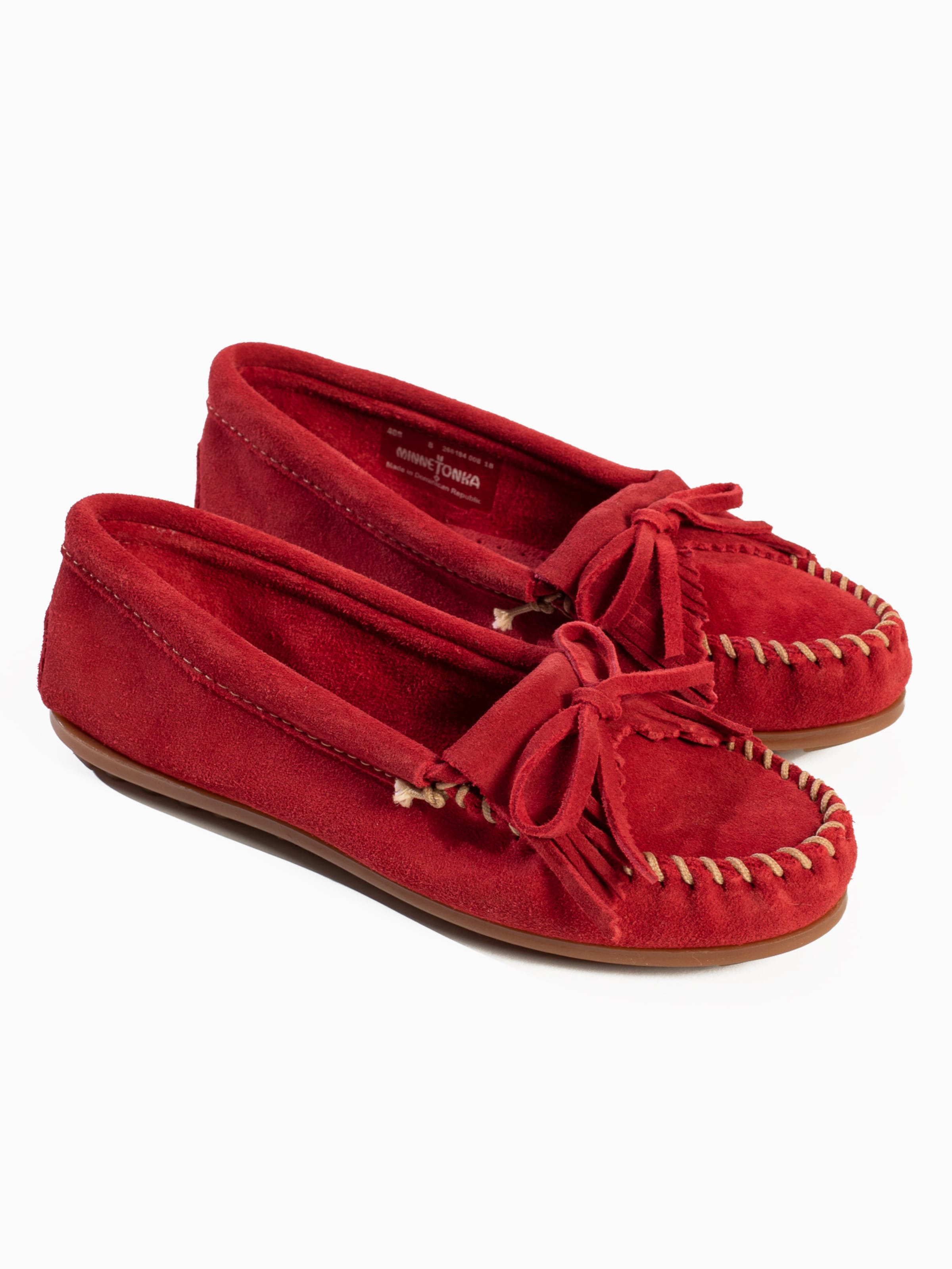 Minnetonka Mokasíny 'Kilty' - Červená