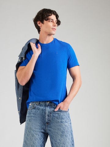 Calvin Klein Jeans - Camisa 'CLASSIC' em azul: frente