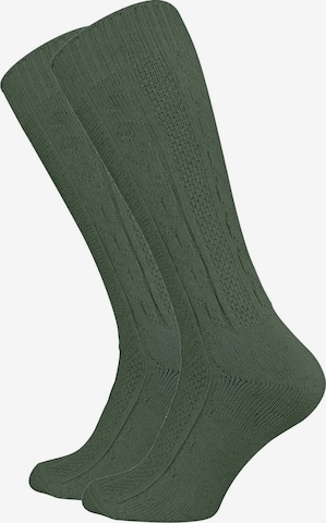 Cotton Prime Trachtensocken in Grün: Vorderseite
