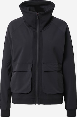 Veste de sport Reebok en noir : devant