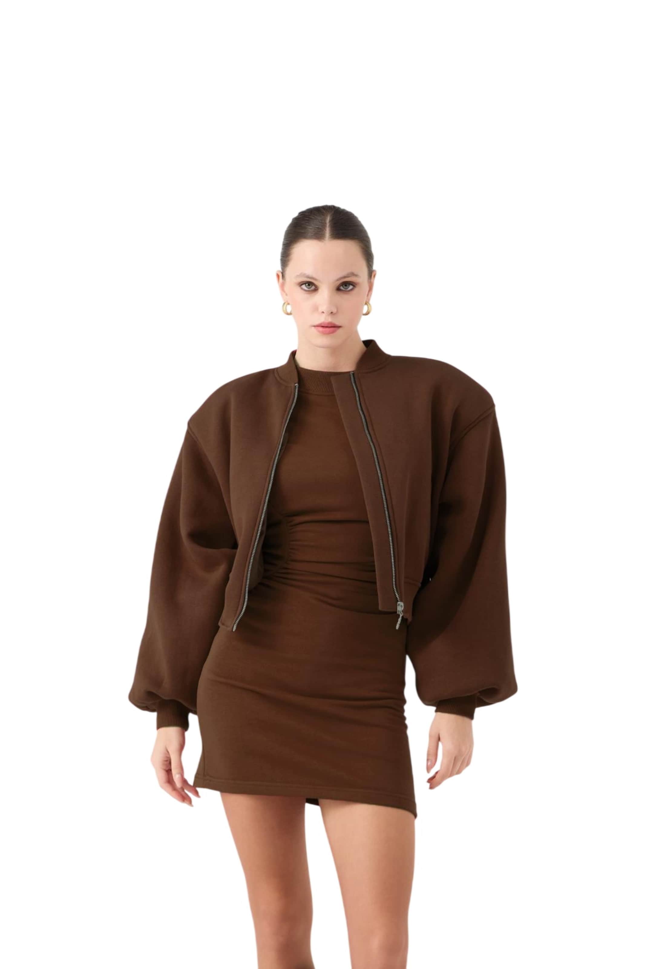 HOLLY LOLLY Jacke in Braun