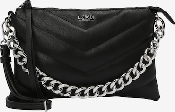 L.CREDI Shoulder Bag 'Kalinka' in Black: front