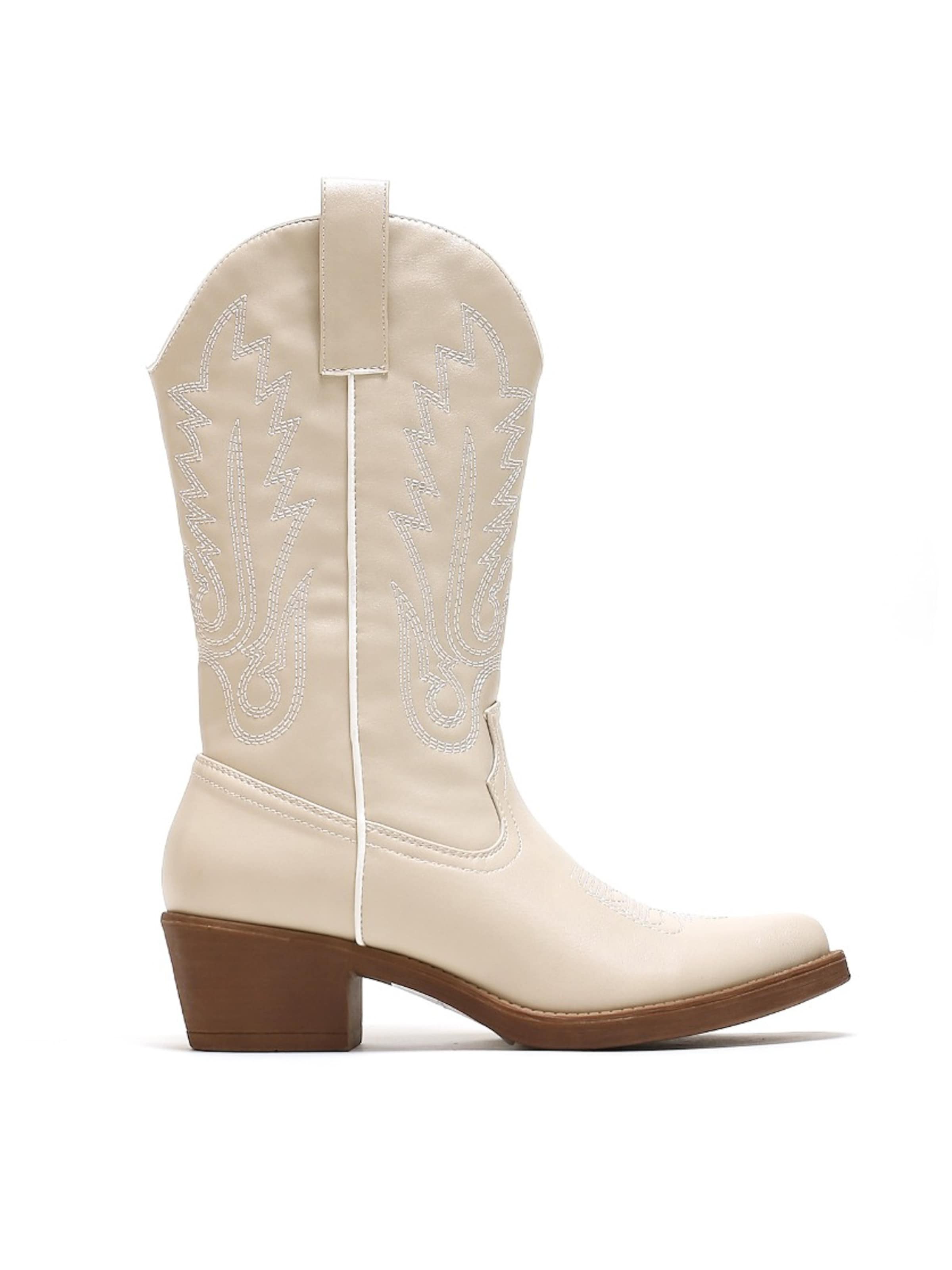 Smile Favorites Cowboylaarzen in Beige