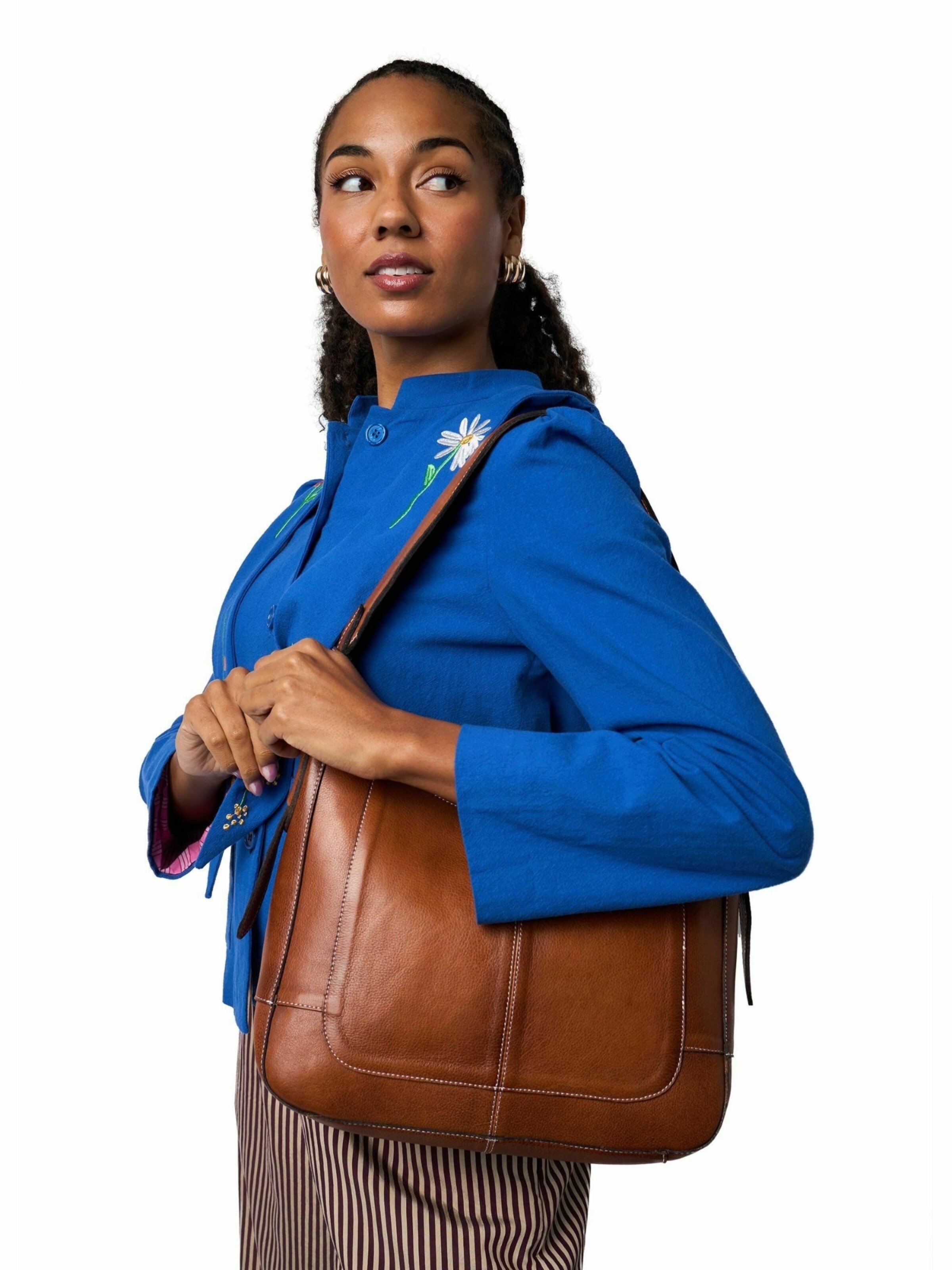 RE:DESIGNED Bag ' Neri ' in Braun: Vorderseite