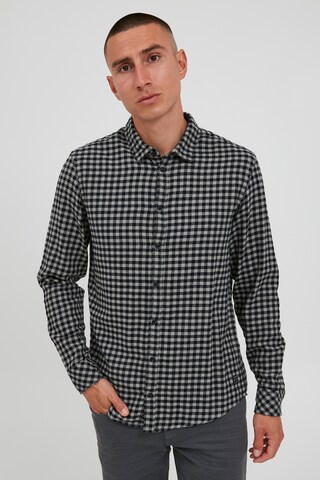 BLEND Slim fit Button Up Shirt 'ALAN' in Grey: front