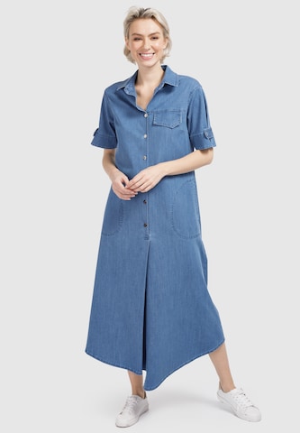 HELMIDGE Jeanskleid in Blau