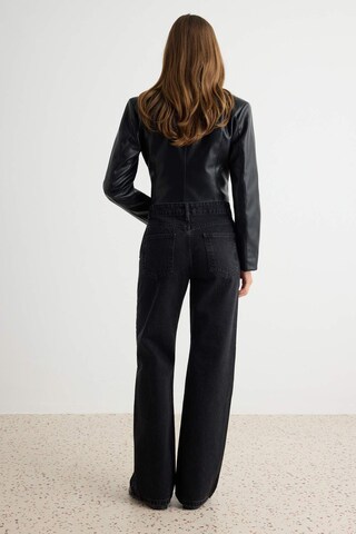 Wide leg Jeans di Trendyol in nero