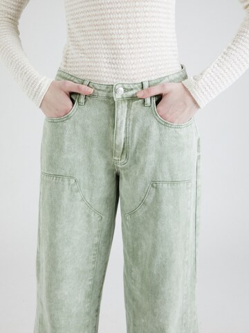 Wide Leg Jean Misspap en vert