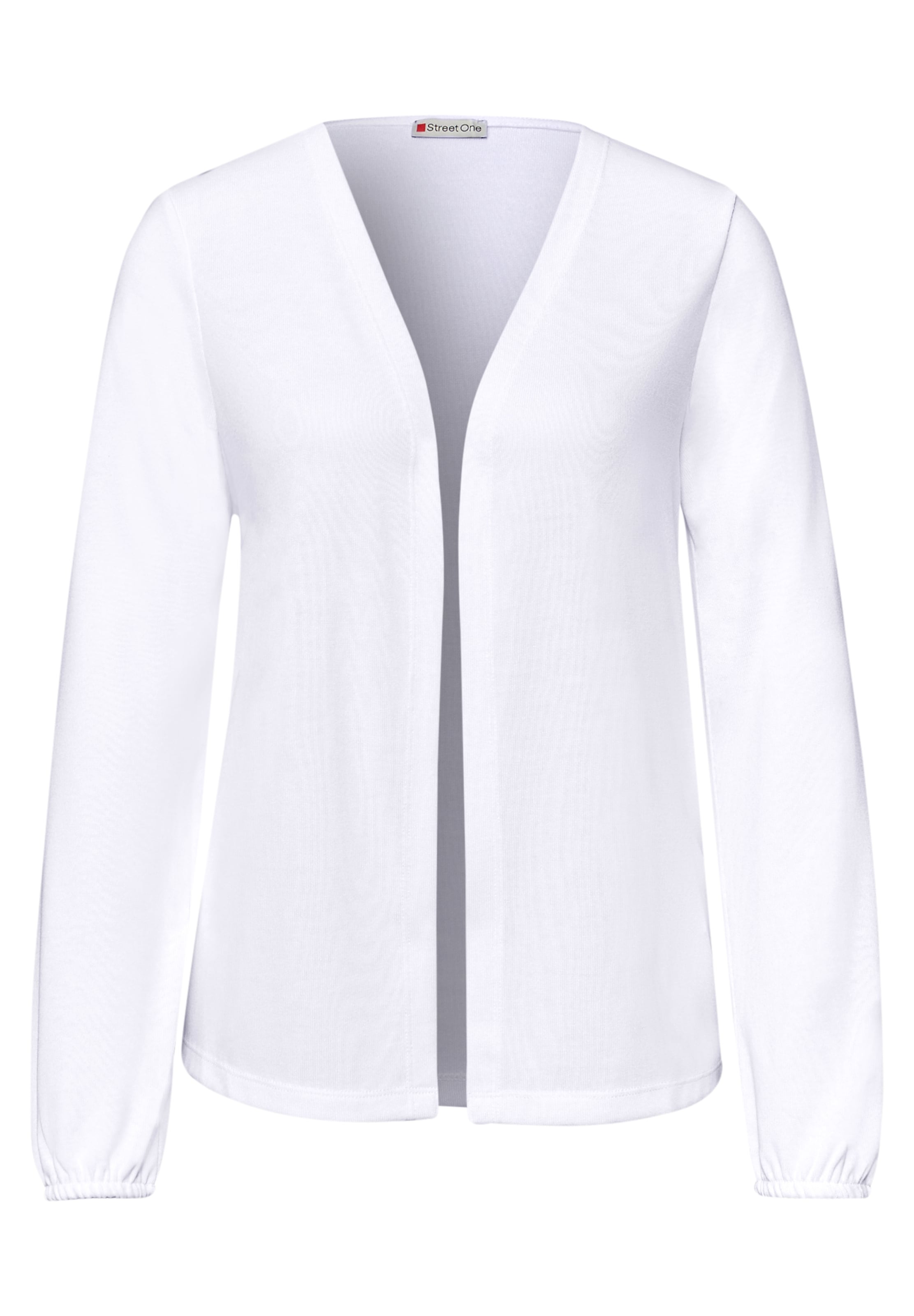 STREET ONE Strickjacke in Weiß: Vorderseite