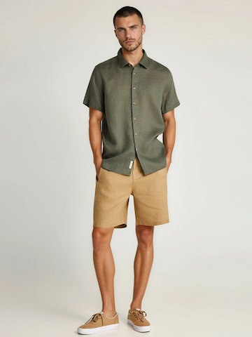 Funky Buddha Regular fit Πουκάμισο σε πράσινο