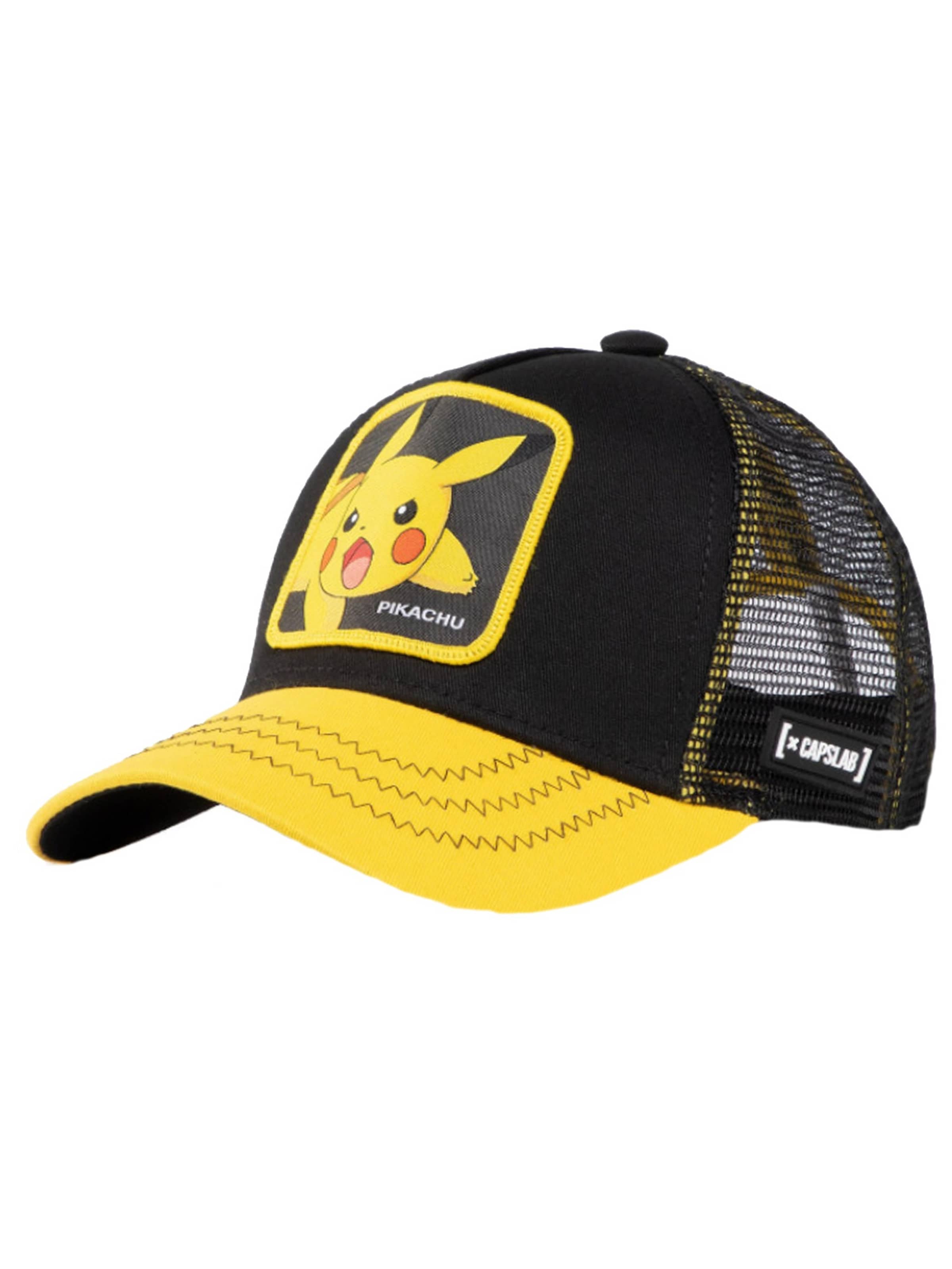 Capslab Hat 'Capslab Freegun Pokemon Jr' in Black: front