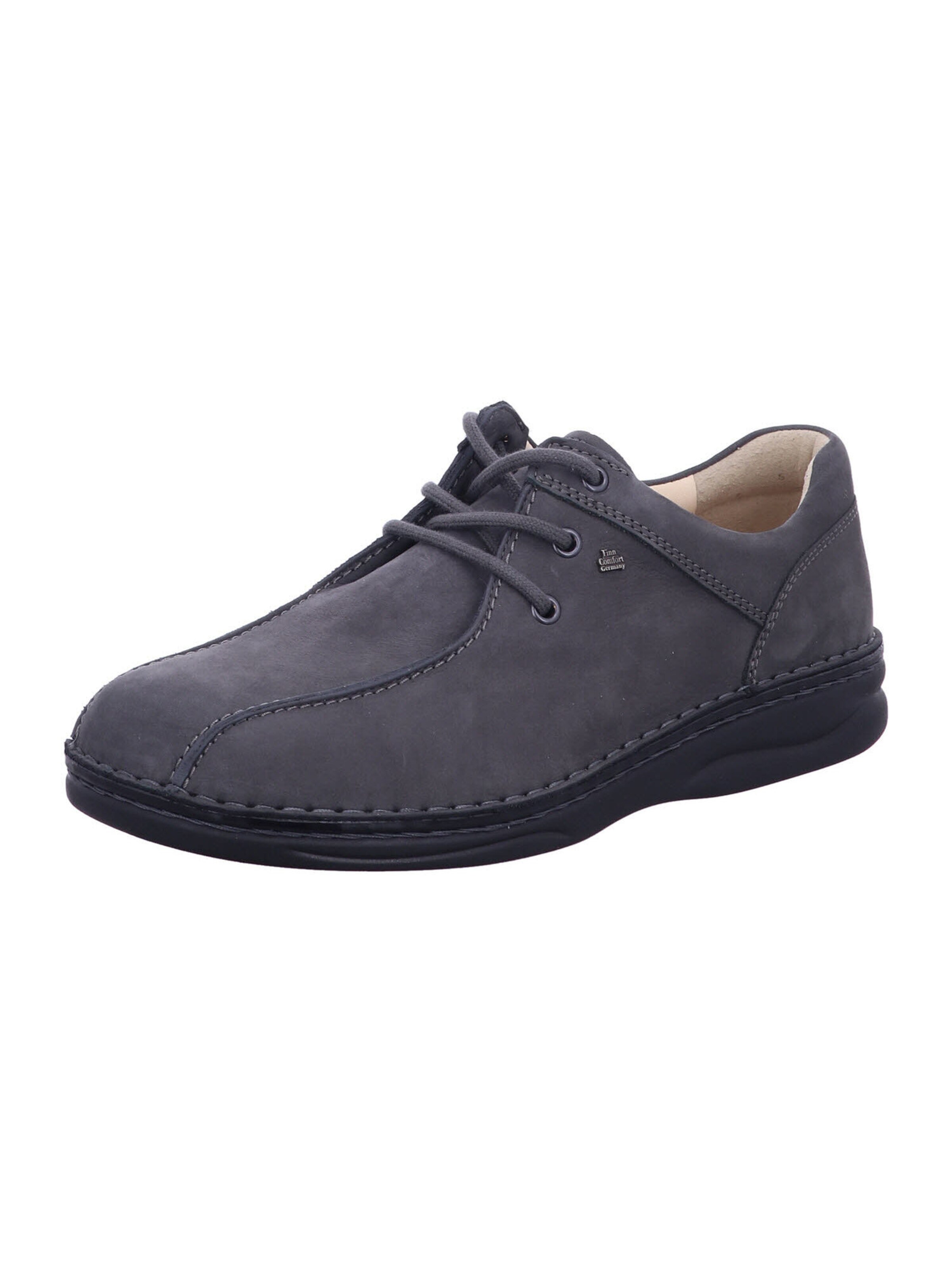 Finn Comfort Schnürschuh 'Norfolk' in Grau: Vorderseite
