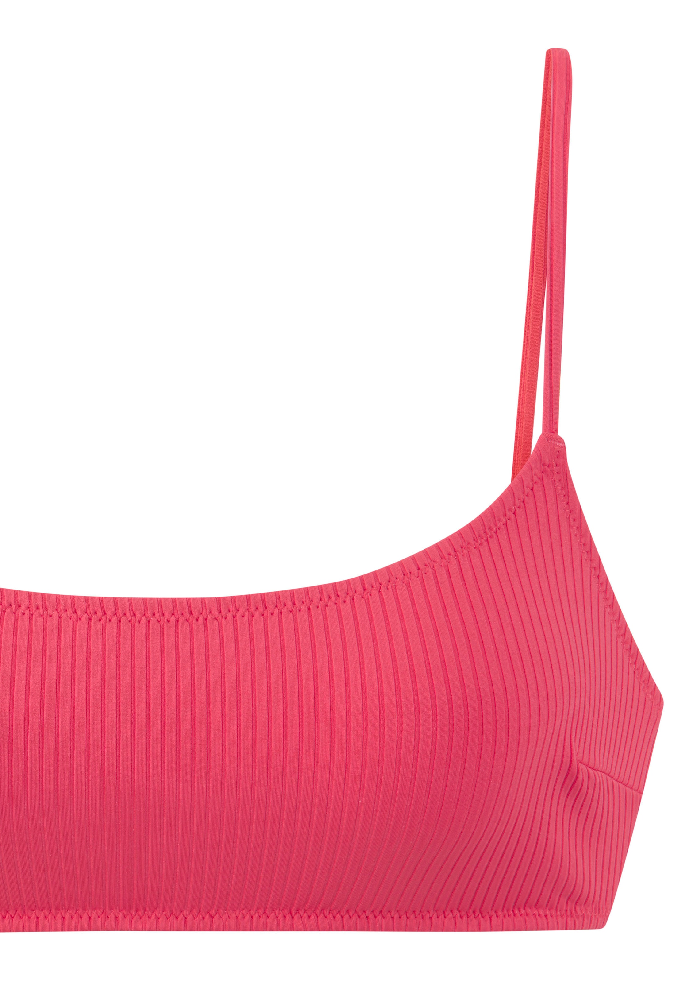Bustier Bikini Elbsand en rouge