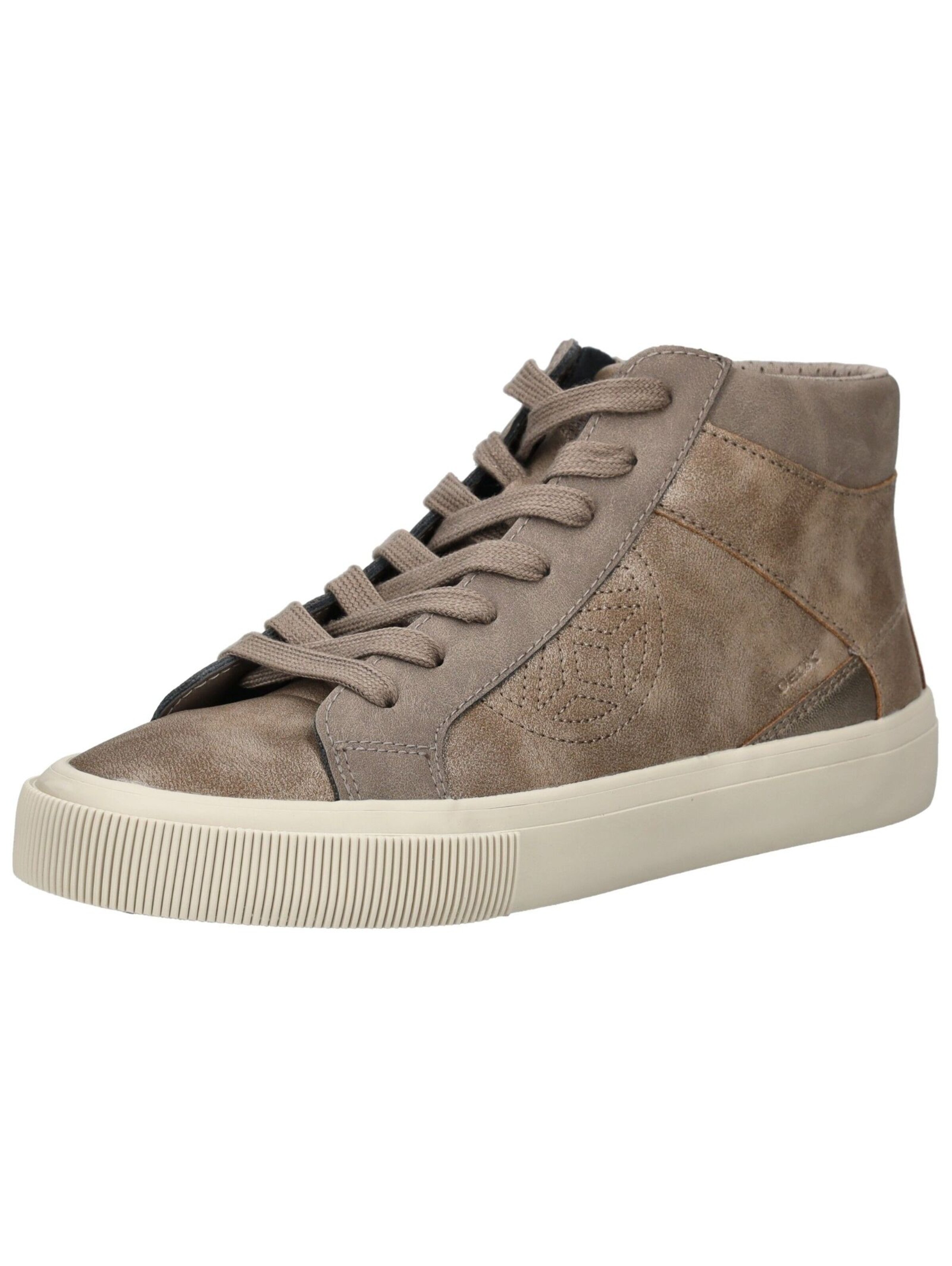 Baskets hautes GEOX en marron : devant